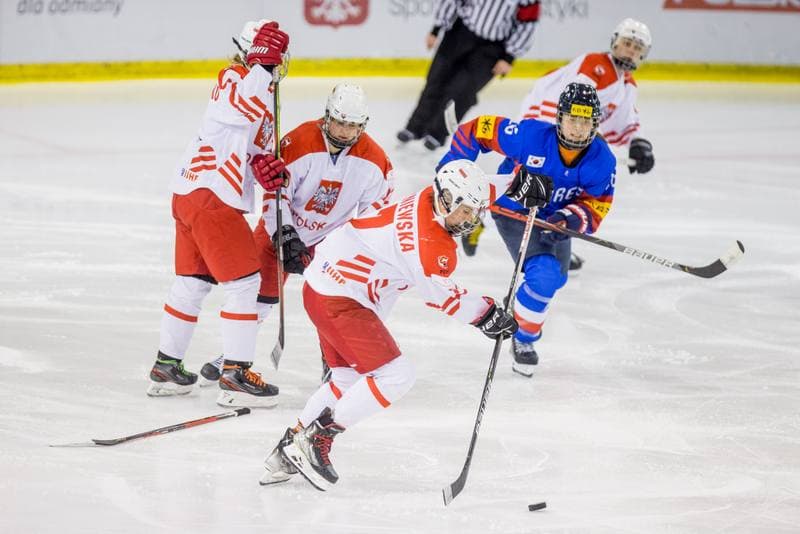 Ice Hockey. Women's World Championship Division 1B. Korea - Poland. 11.04.2022
