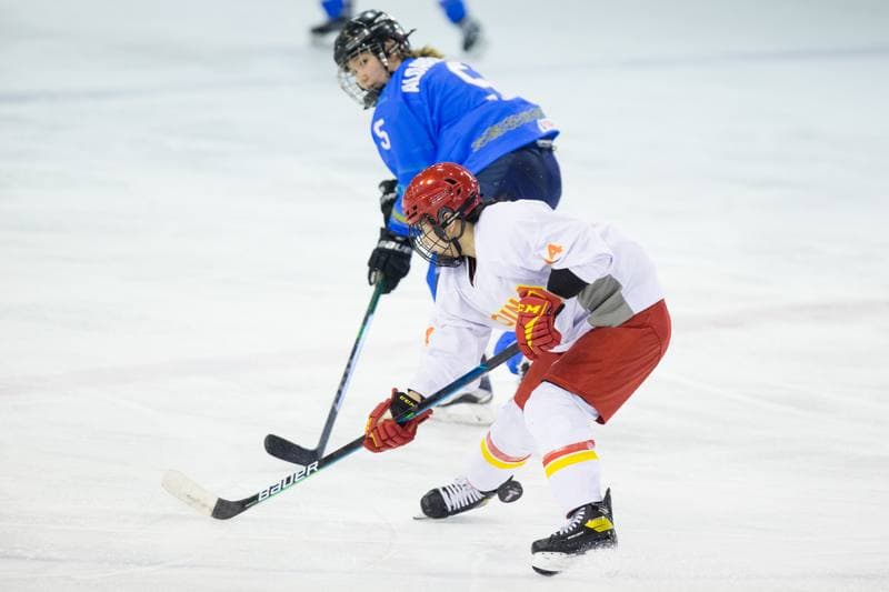 Ice Hockey. Women's World Championship Division 1B. China - Kazakhstan. 12.04.2022