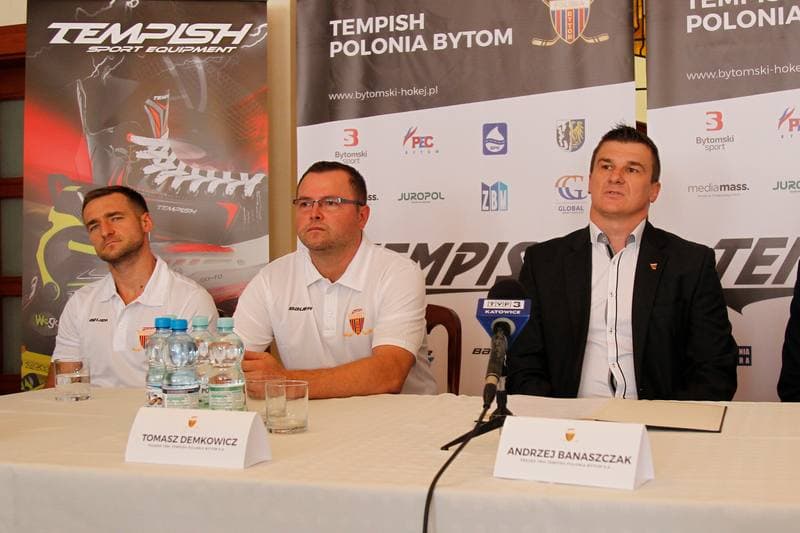 Ice Hockey. Polonia Bytom. Press Conference. 08.09.2016