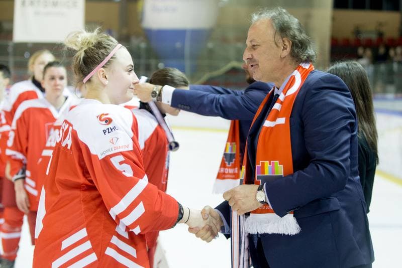 Ice Hockey. Women's World Championship Division 1B. Poland - China. 14.04.2022