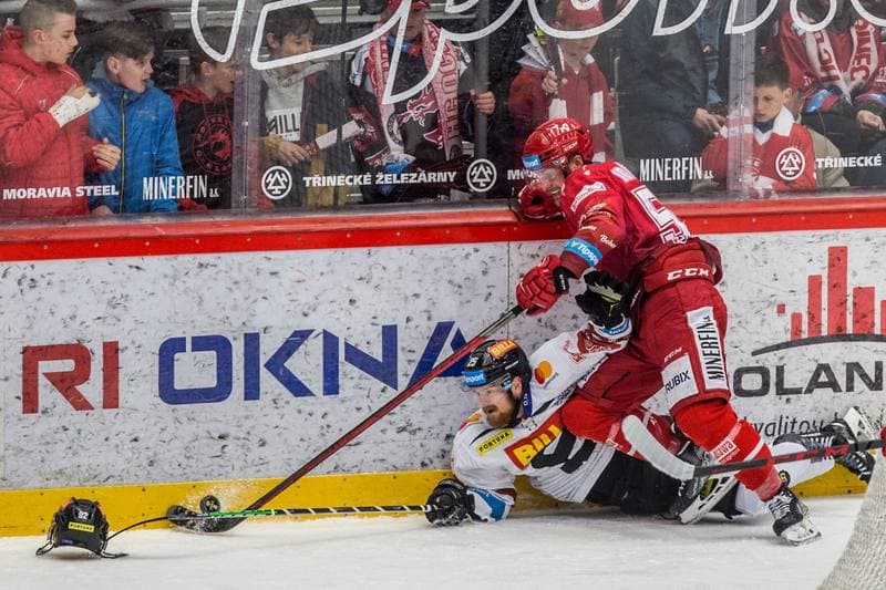 Ice Hockey. Tipsport Extraliga. HC Ocelari Trinec - HC Sparta Praha. 19.04.2022