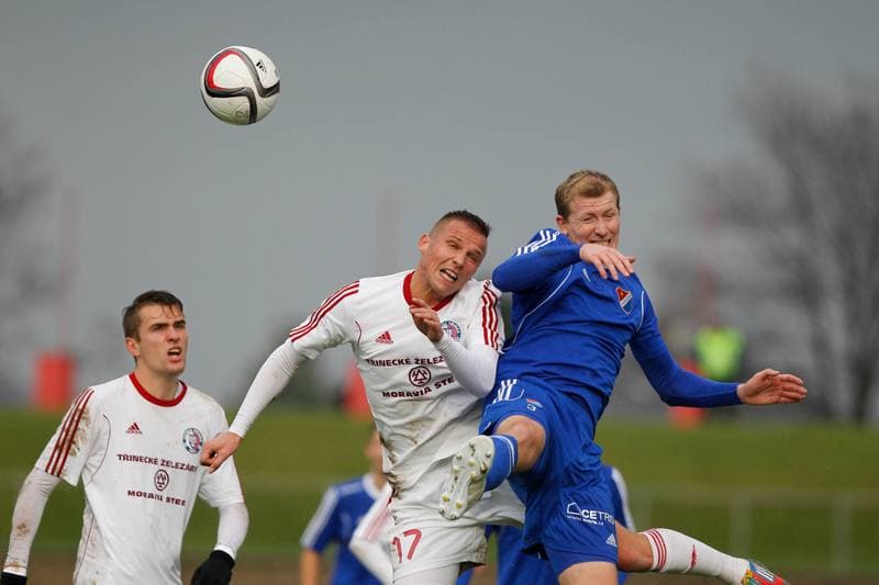 Football. Fortuna Narodni Liga. FK Fotbal Trinec - Banik Ostrava. 19.11.2016