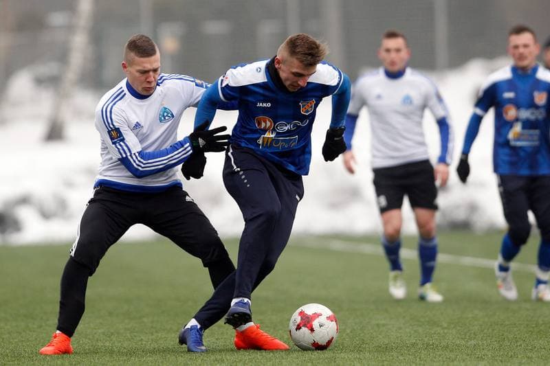 Football. Sparing. Ruch Chorzow - Odra Opole. 21.01.2017