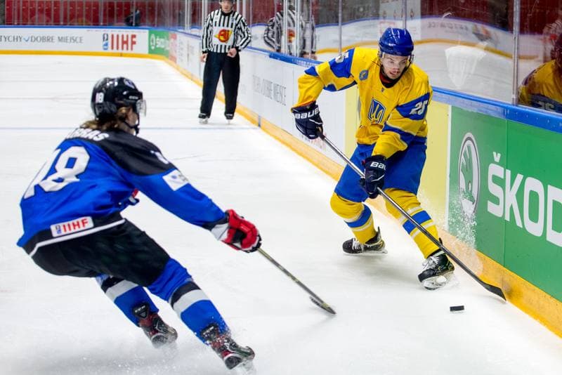 Ice Hockey. World Championship Division 1 Group B. Estonia - Ukraine. 01.05.2022