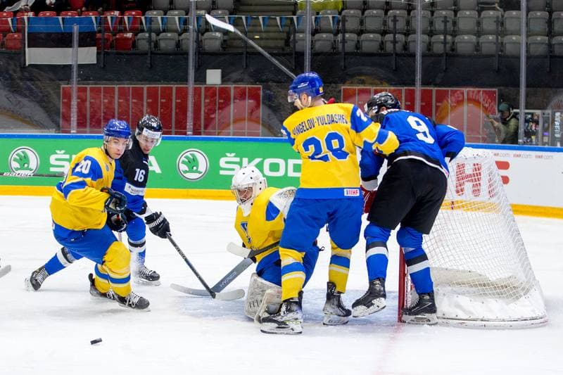 Ice Hockey. World Championship Division 1 Group B. Estonia - Ukraine. 01.05.2022