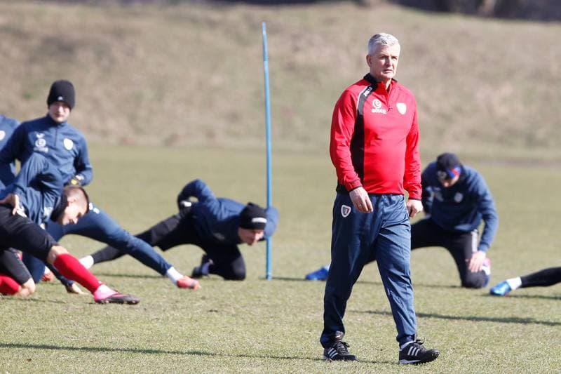 Football. Piast Gliwice. Training. 08.03.2017