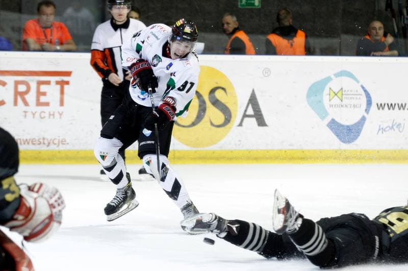 Ice Hockey. Polska Hokej Liga. GKS Tychy - Comarch Cracovia. 02.04.2017