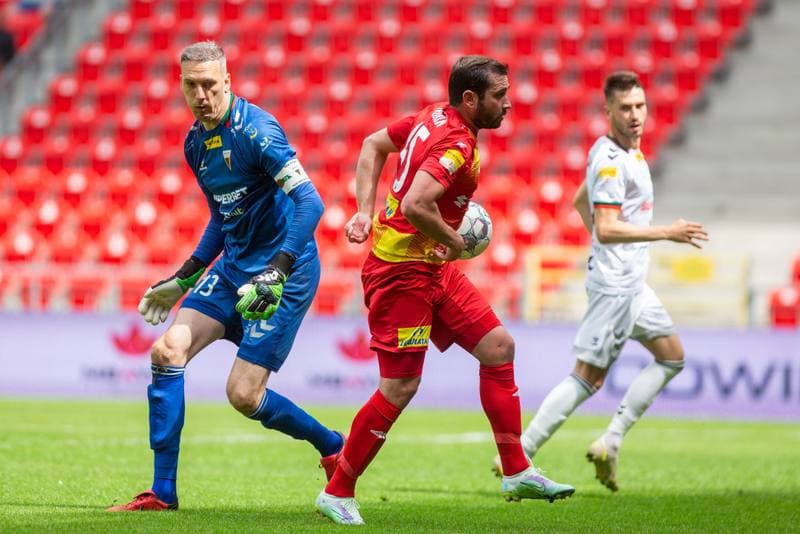Football. Fortuna I Liga. GKS Tychy - Korona Kielce. 22.05.2022