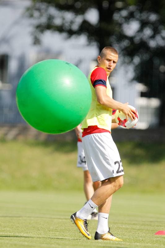 Football. Gornik Zabrze. Training. 11.08.2017