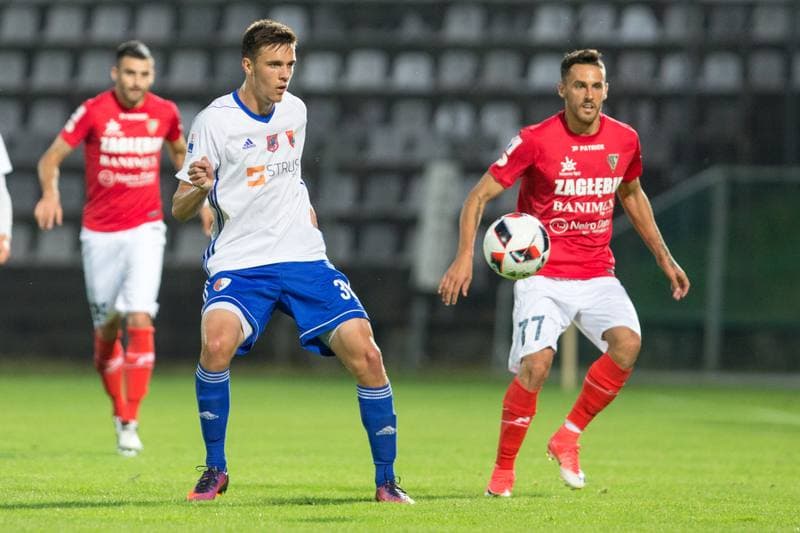 Football. Nice I Liga. Zaglebie Sosnowiec - Pogon Siedlce. 13.08.2017