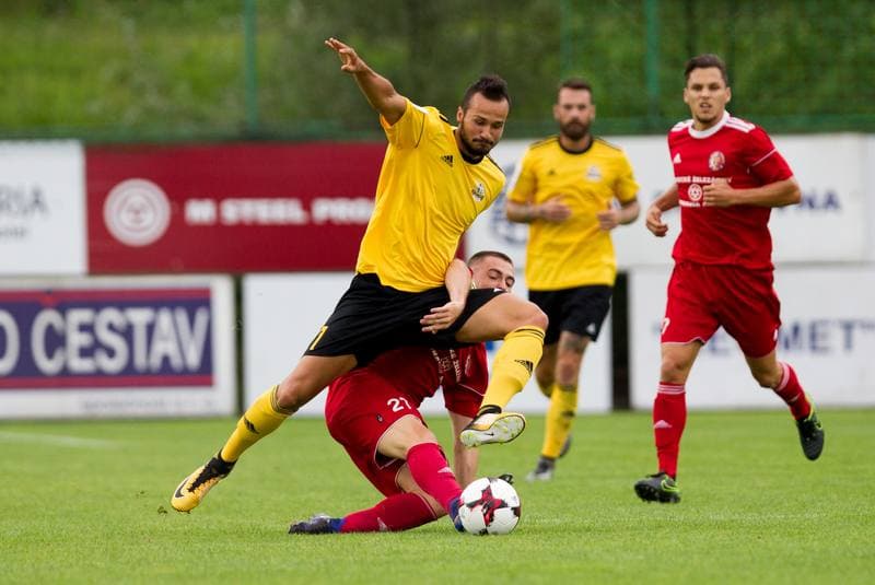 Football. Fortuna Narodni Liga. Fotbal Trinec - Olympia Praha. 19.08.2017