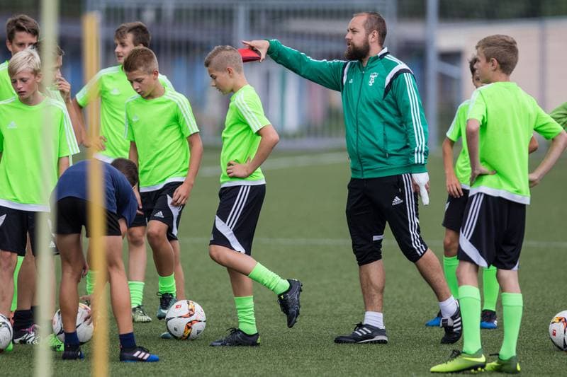 Football. MFK Karvina. Training. 22.08.2017