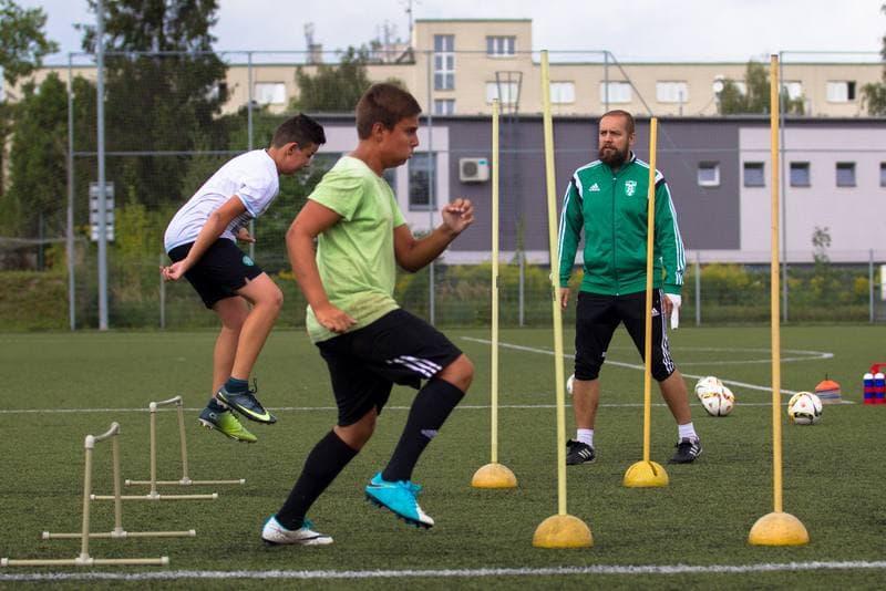 Football. MFK Karvina. Training. 22.08.2017