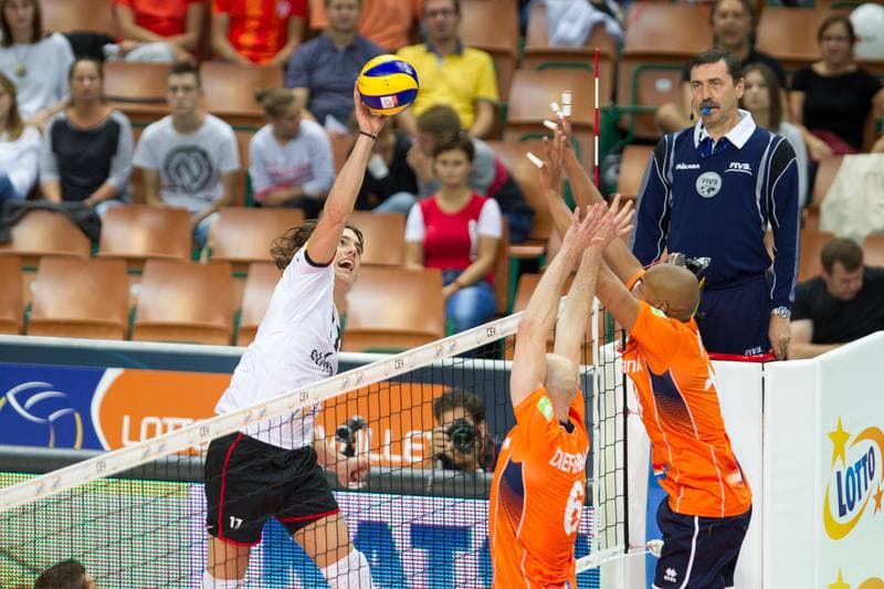 Volleyball. CEV EuroVolley. Netherlands - Belgium. 28.08.2017