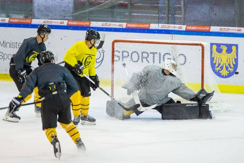 Ice Hockey. GKS Katowice. Training. 01.08.2022