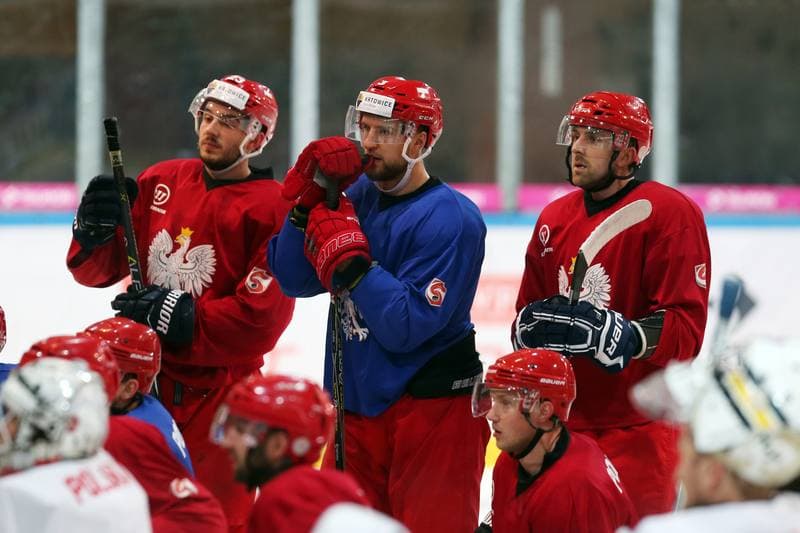 Ice Hockey. Poland national team. Training. 27.09.2017