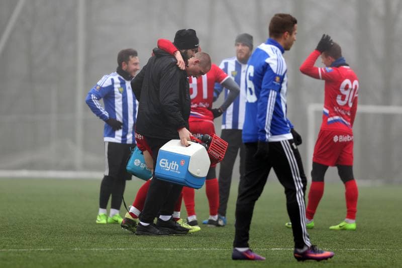 Football. Sparing. Ruch Chorzow - Podbeskidzie Bielsko-Biala. 27.01.2018