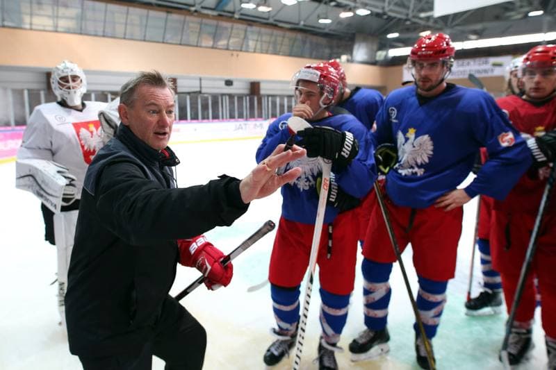 Ice Hockey. Poland national team. Training. 27.09.2017