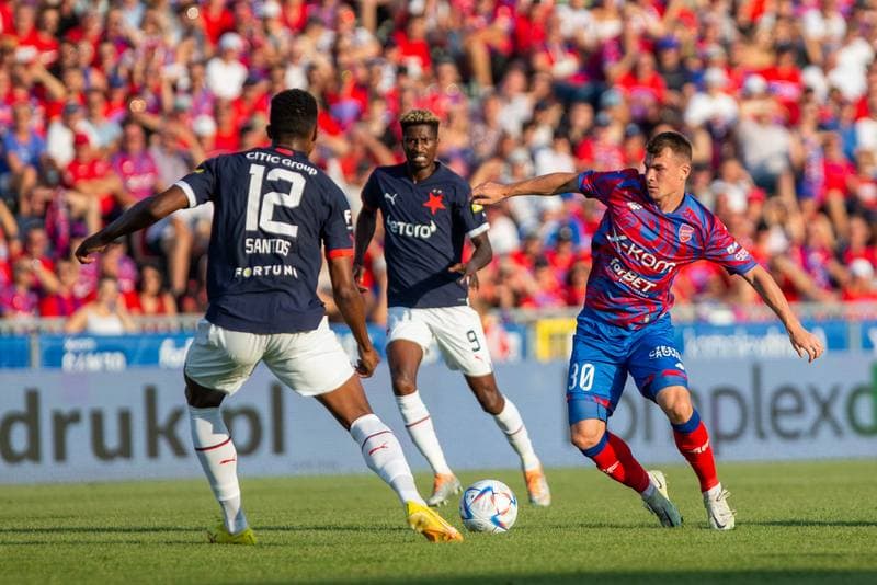 Football. UEFA Conference League. Rakow Czestochowa - Slavia Prague. 18.08.2022