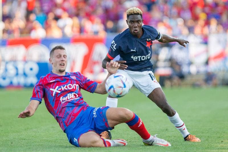 Football. UEFA Conference League. Rakow Czestochowa - Slavia Prague. 18.08.2022