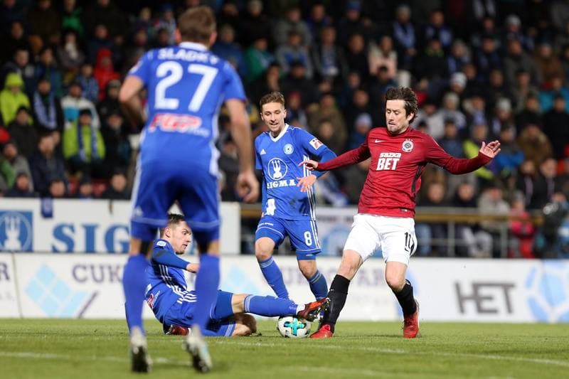Football. Het Liga. Sigma Olomouc - Sparta Prague. 26.11.2017