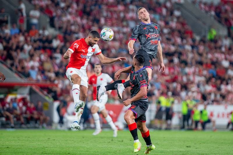 Football. UEFA Conference League. Slavia Prague - Rakow Czestochowa. 25.08.2022