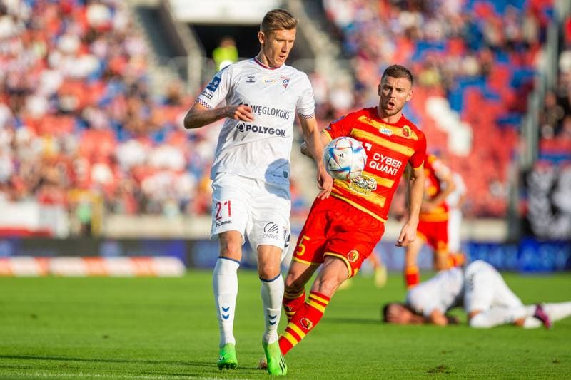 Football. PKO BP Ekstraklasa. Gornik Zabrze - Jagiellonia Bialystok. 26.08.2022