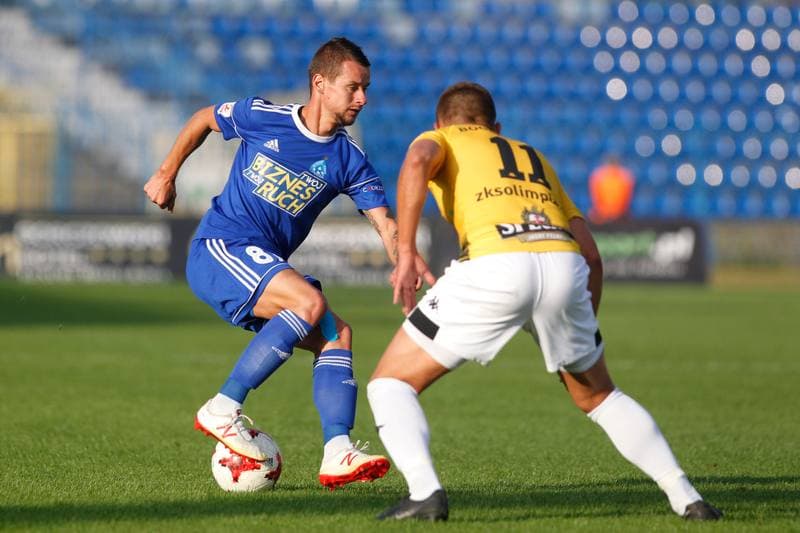 Football. II Liga. Ruch Chorzow - Olimpia Elblag. 26.08.2018