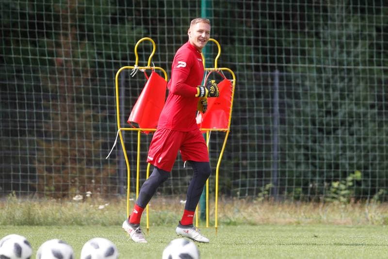 Football. Zaglebie Sosnowiec. Training. 06.09.2018