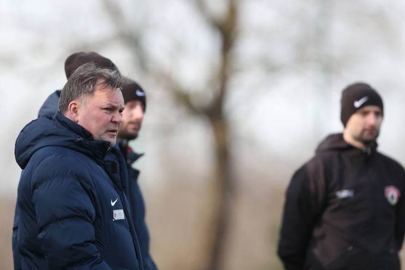 Football. Sparing. Zaglebie Sosnowiec - Puszcza Niepolomice. 31.01.2018