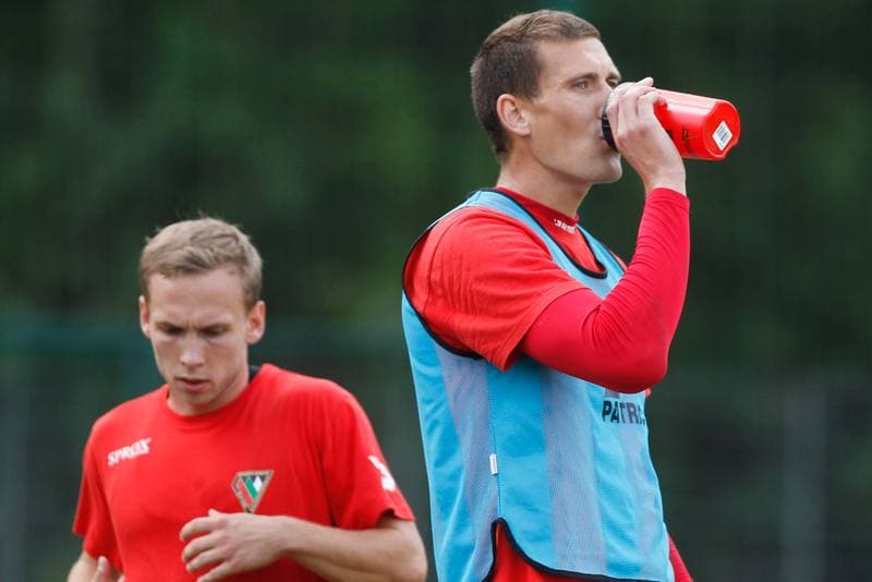 Football. Zaglebie Sosnowiec. Training. 06.09.2018