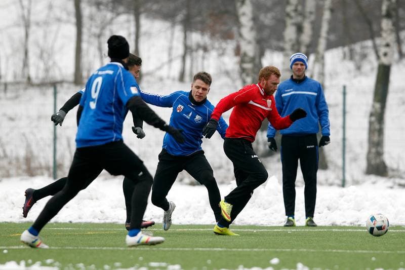 Football. Sparing. Polonia Bytom - MKS Kluczbork. 07.02.2018