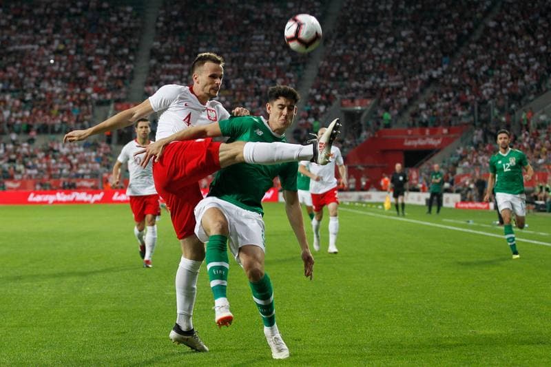 Football. International Friendly. Poland - Republic of Ireland. 11.09.2018