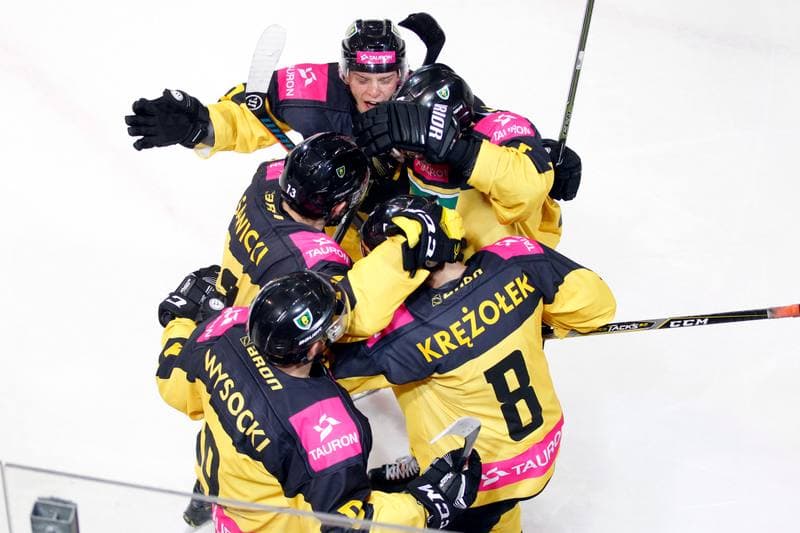 Ice Hockey. Tauron Hockey League. Tauron KH GKS Katowice - GKS Tychy. 18.09.2018