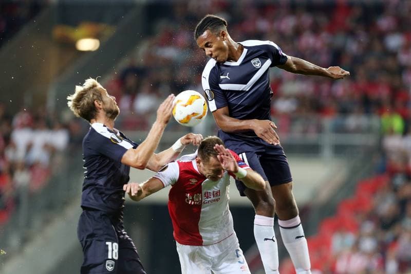 Football. UEFA Europa League. Slavia Prague - Girondins Bordeaux. 20.09.2018