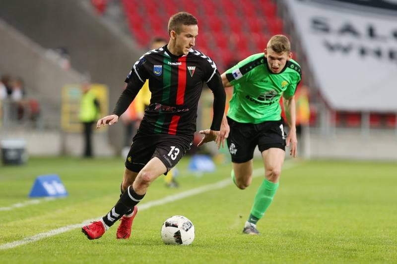 Football. Nice I Liga. GKS Tychy - Gornik Leczna. 20.04.2018