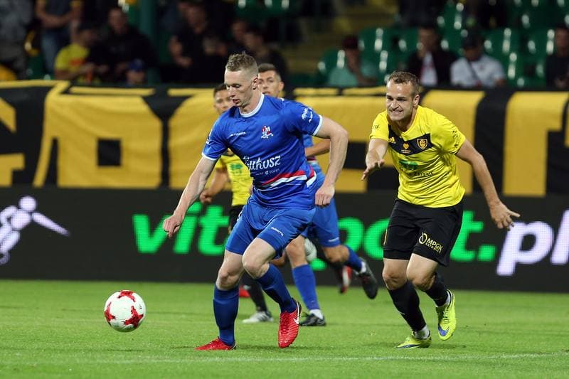 Football. Nice I Liga. GKS Katowice - Podbeskidzie Bielsko-Biala. 09.05.2018