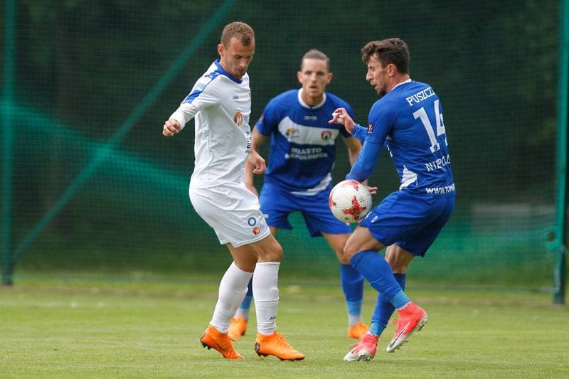 Football. Sparing. Odra Opole - Puszcza Niepolomice. 23.06.2018