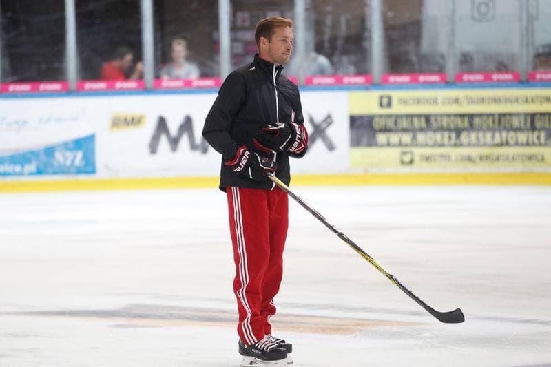 Ice Hockey. Poland national team. Training. 21.08.2018