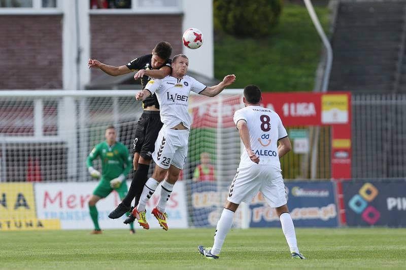 Football. Fortuna I Liga. GKS 1962 Jastrzebie - Garbarnia Krakow. 15.09.2018