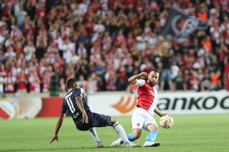 Football. UEFA Europa League. Slavia Prague - Girondins Bordeaux. 20.09.2018
