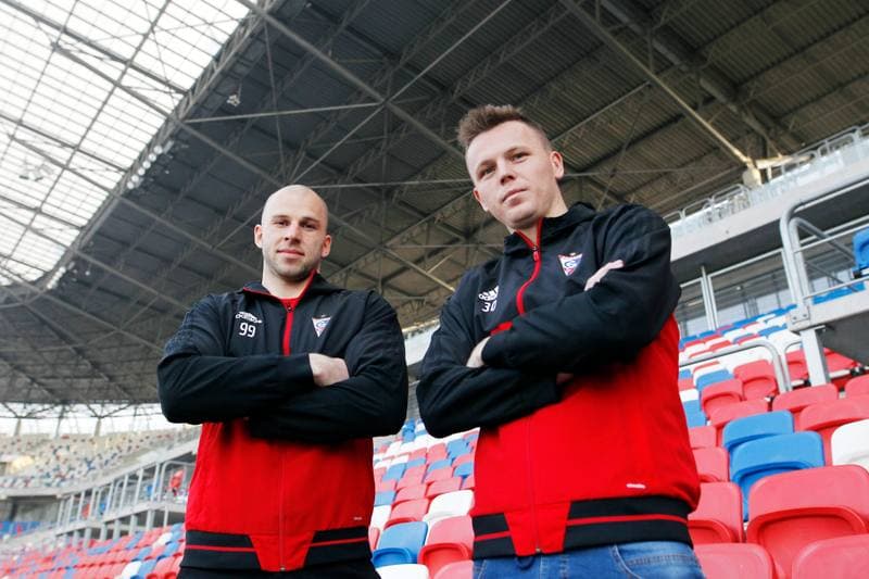 Football. Gornik Zabrze. Press Conference. 22.01.2019