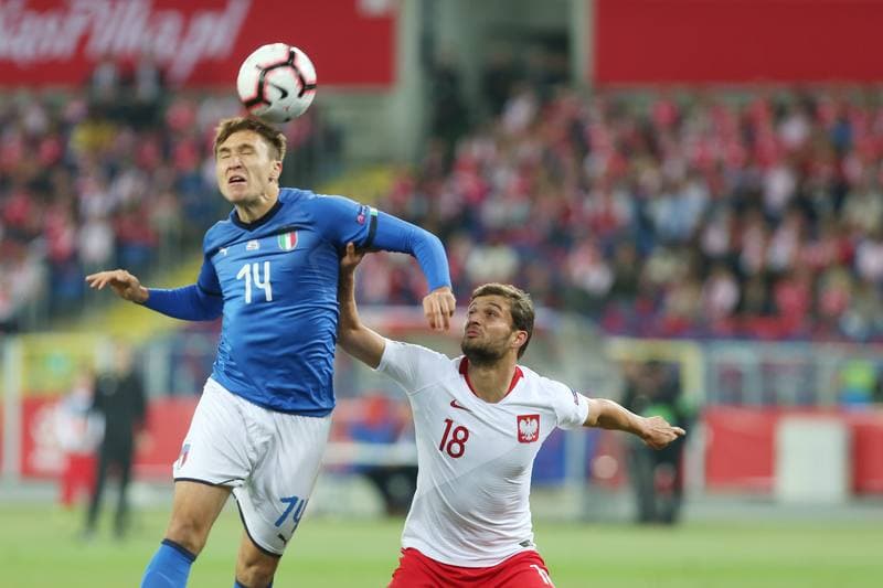 Football. UEFA Nations League. Poland - Italy. 14.10.2018