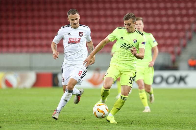 Football. UEFA Europa League. Spartak Trnava - Dinamo Zagreb. 25.10.2018