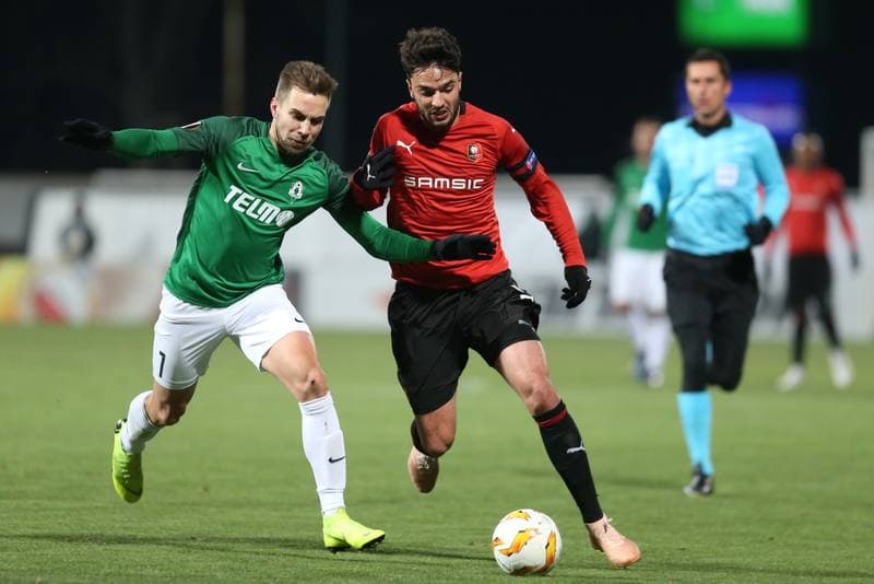 Football. UEFA Europa League. FK Jablonec - Stade Rennais FC. 29.11.2018