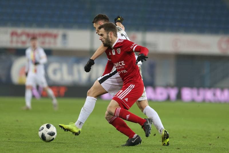 Football. Lotto Ekstraklasa. Piast Gliwice - Jagiellonia Bialystok. 21.12.2018