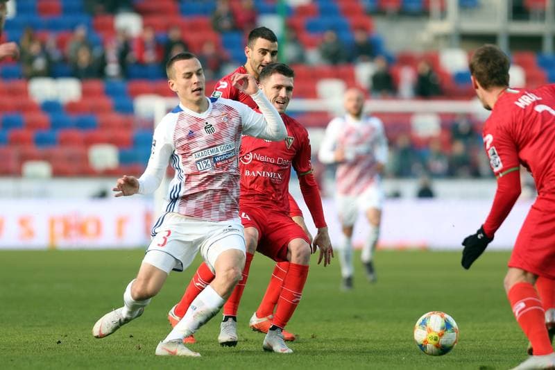 Football. Lotto Ekstraklasa. Gornik Zabrze - Zaglebie Sosnowiec. 23.02.2019