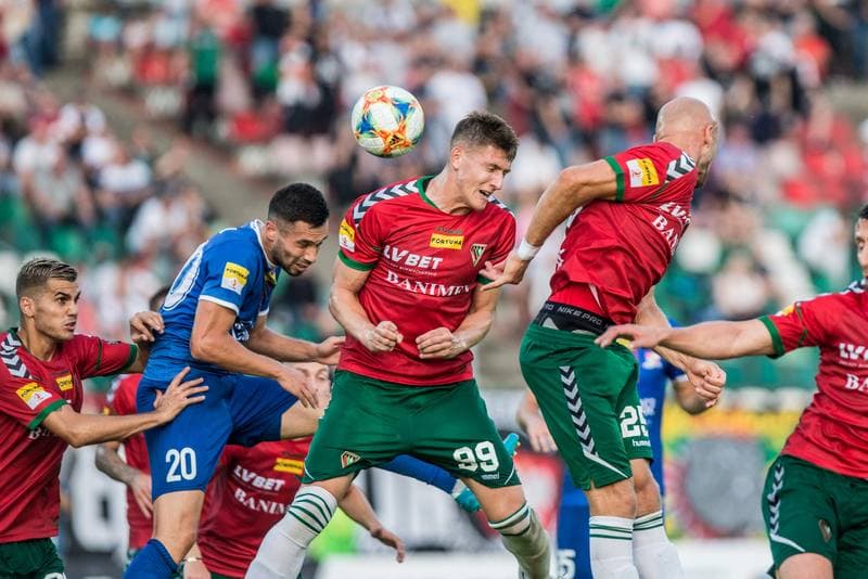 Football. Fortuna I Liga. Zaglebie Sosnowiec - Podbeskidzie Bielsko-Biala. 27.07.2019