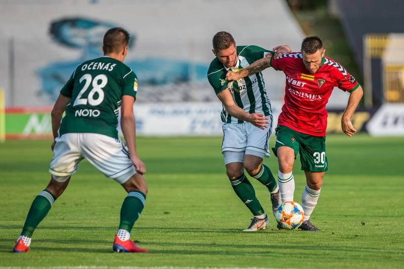 Football. Fortuna I Liga. Zaglebie Sosnowiec - Olimpia Grudziadz. 03.08.2019