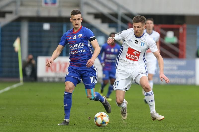Football. Lotto Ekstraklasa. Piast Gliwice - Wisla Plock. 03.04.2019